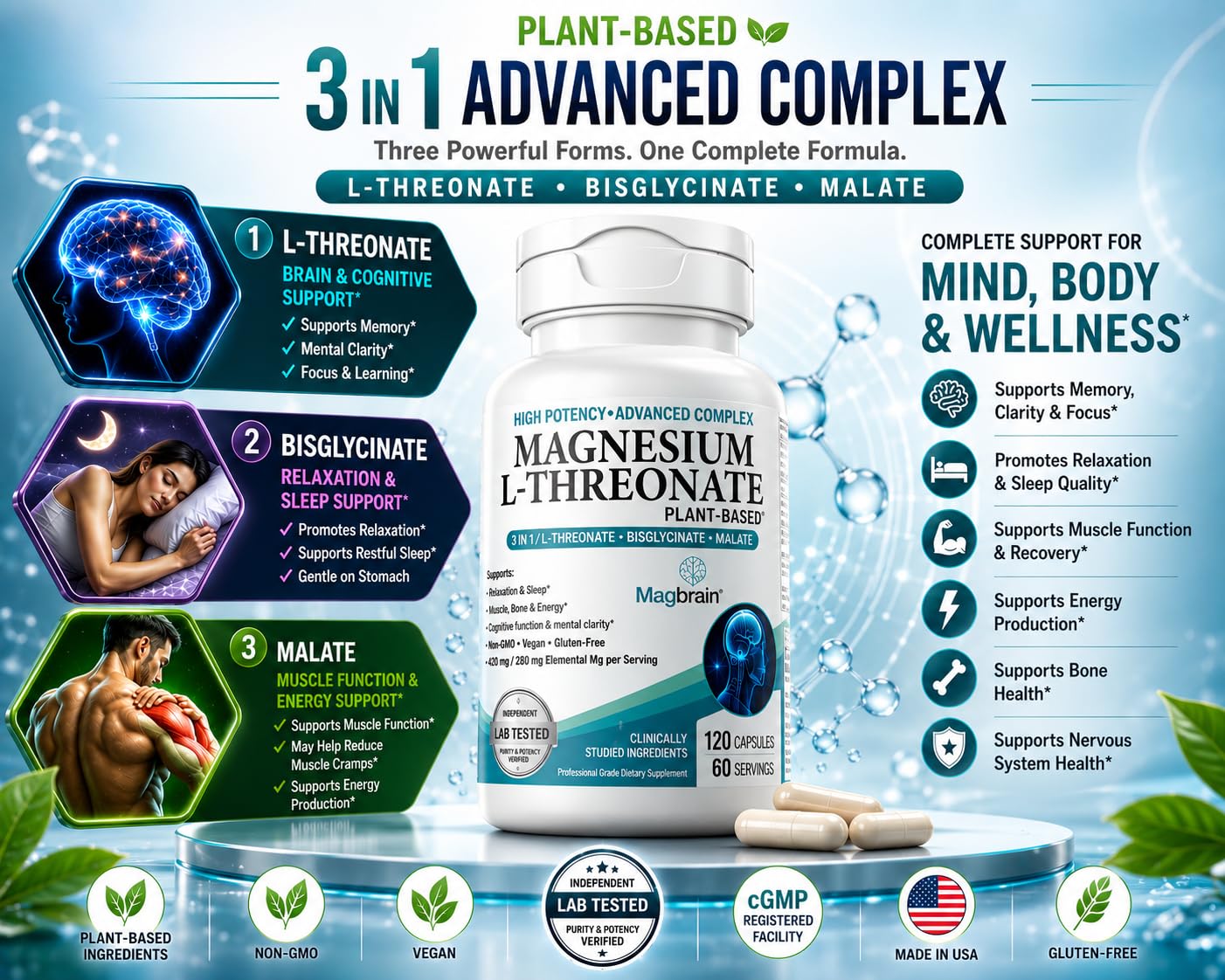 KAPPA NUTRITION etiqueta informativa con ingredientes y dosificación clara