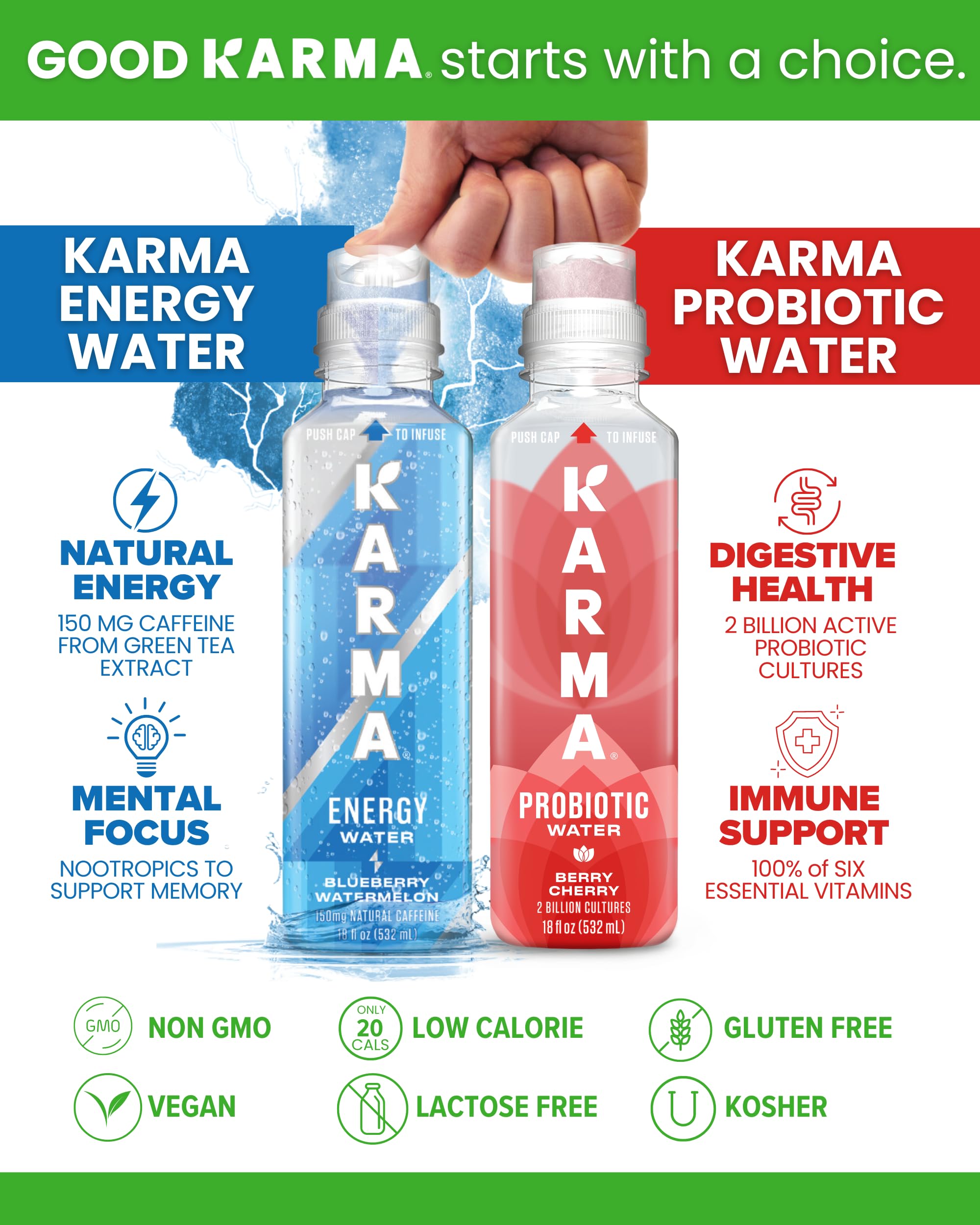 Karma servido en vaso con hielo destacando frescura y disfrute inmediato