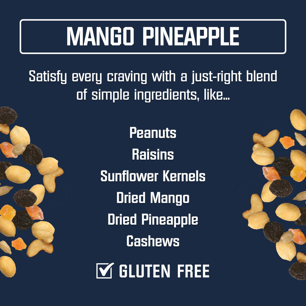 Kar's Mango Pineapple Mix porción tropical, energía y sabor exótico portátil