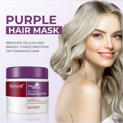 Karseell mask creamy violet texture close-up demonstrating rich moisturizing formula and pigment strength