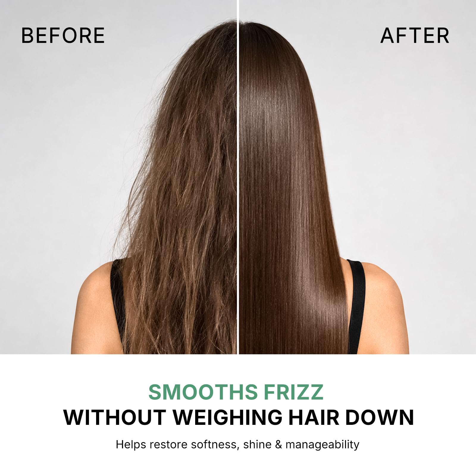 Karseell styled hair after use displays smoother, shinier hair appearance