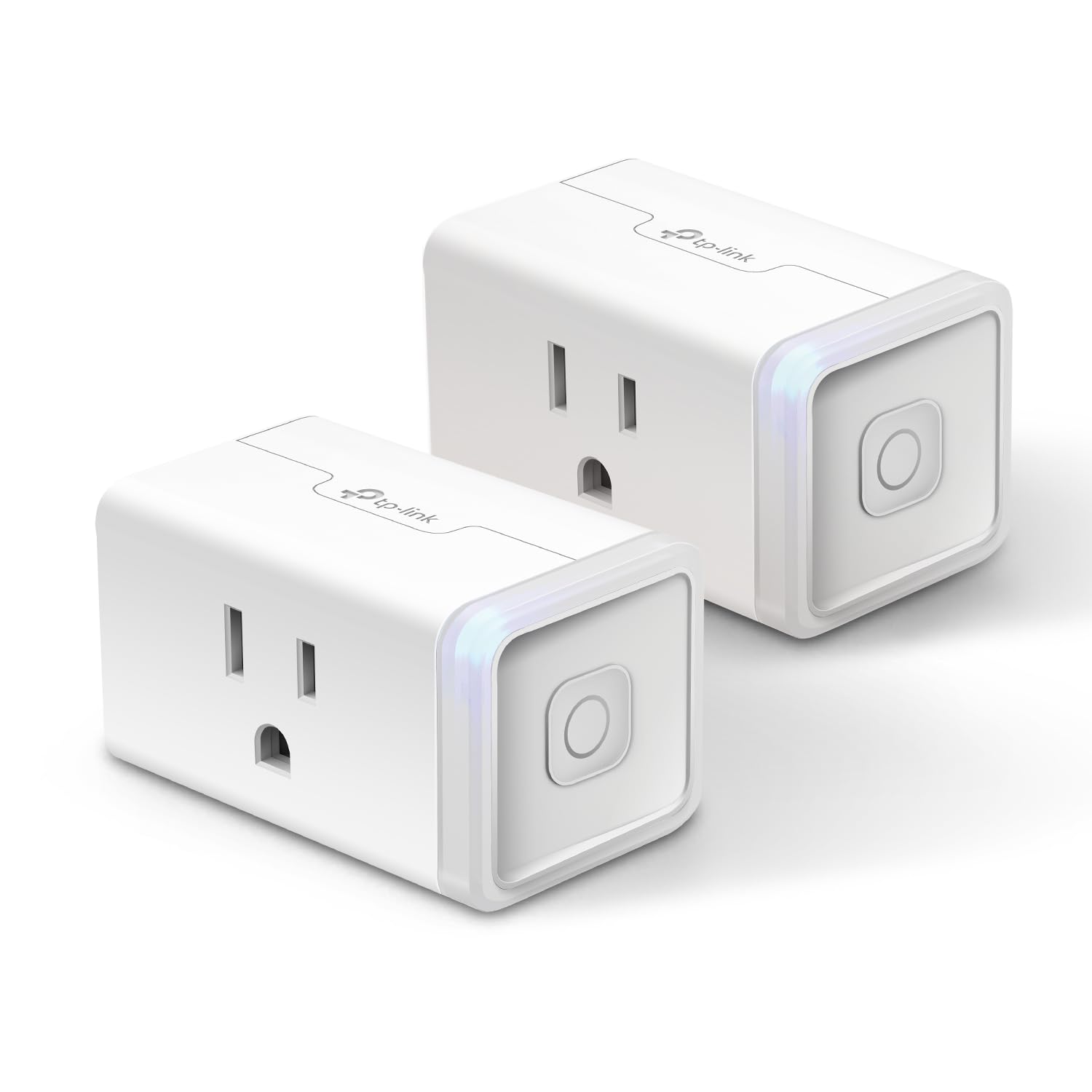 Kasa Smart frontal mostrando diseño compacto y ahorro de espacio