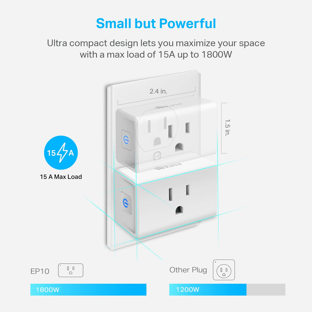 Kasa Smart app controlling plug remotely for convenient control