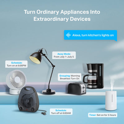 Kasa Smart inserted in a dual outlet preserving the second socket