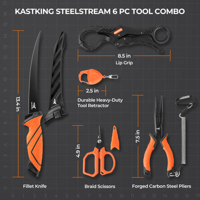 KastKing full kit laid out to show compact organization and components