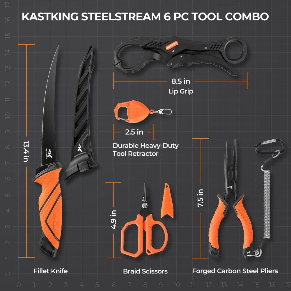 KastKing full kit laid out to show compact organization and components