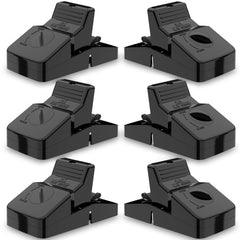 Kat Sense front packaging showing six large snap traps for fast control