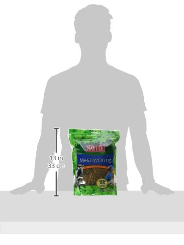 Kaytee bandeja de comedero con mealworms para acceso seguro de aves
