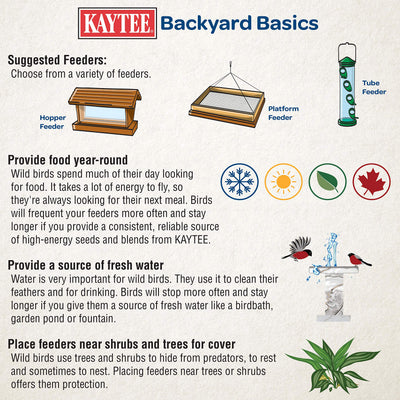Kaytee jardín con comedero y observador, hábitat natural favorecido