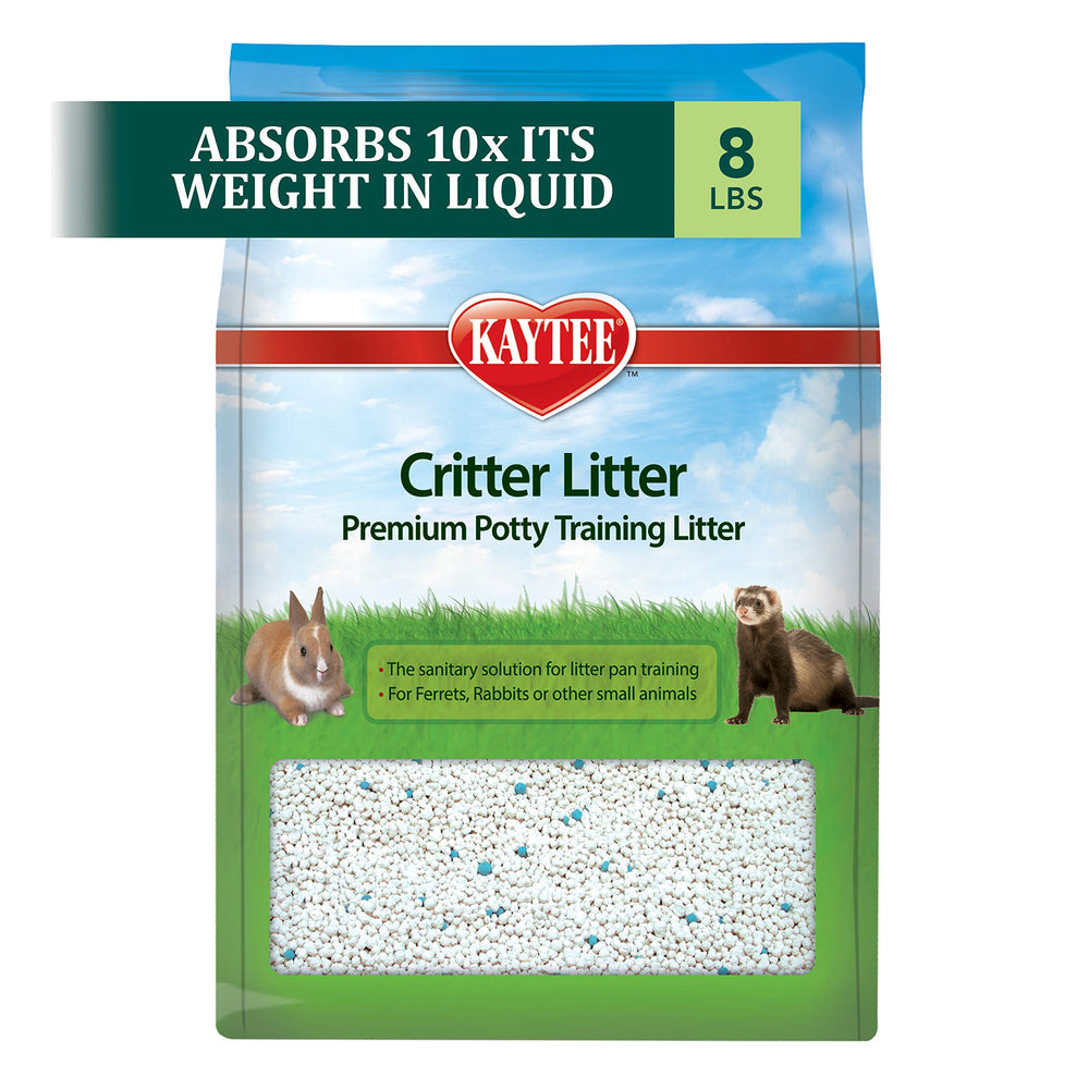 Kaytee primer plano de la textura absorbente con grumos compactos