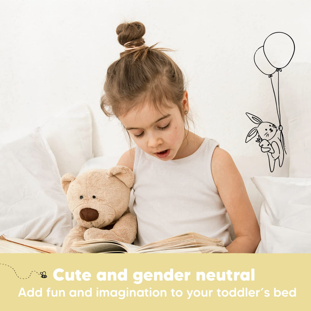 KeaBabies ambientada en dormitorio infantil, descanso acogedor y seguro