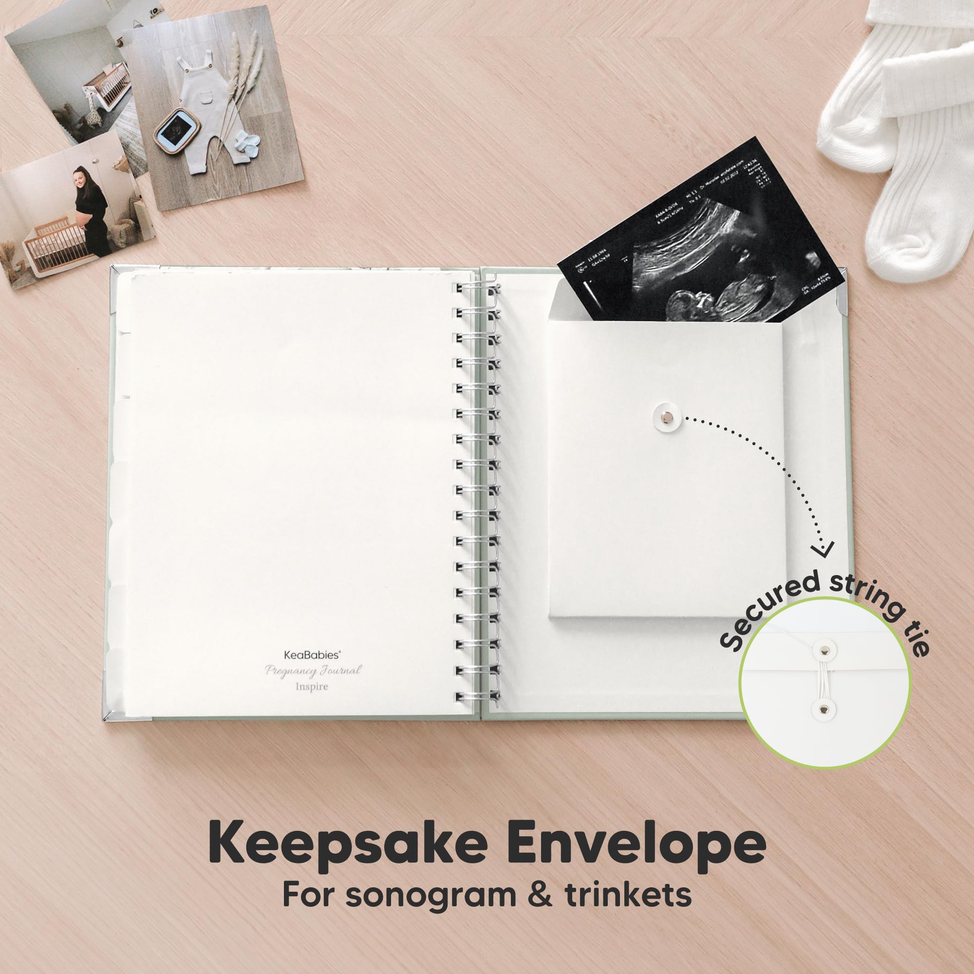 KeaBabies cuaderno presentado en caja de regalo, ideal para baby shower