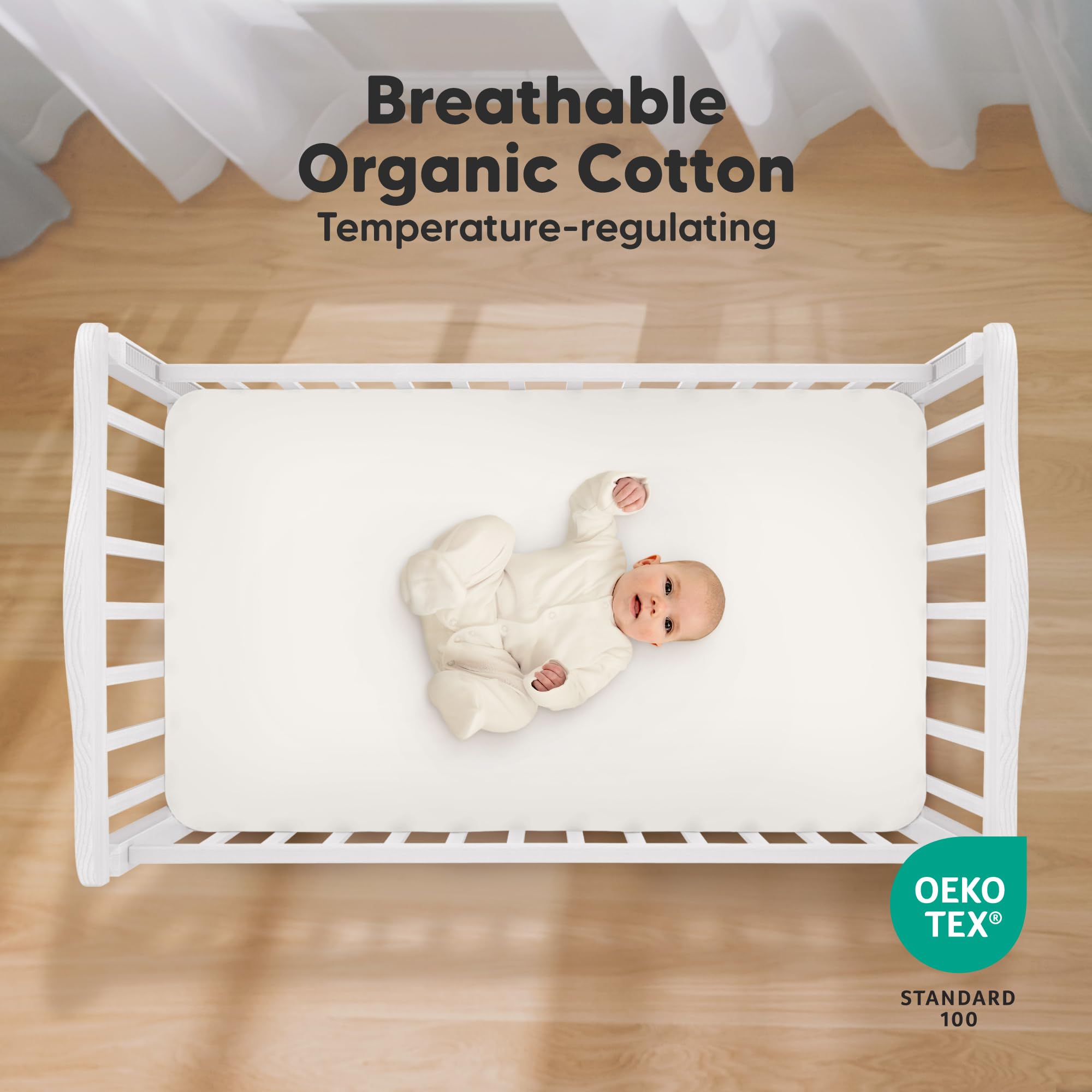 KeaBabies elástico SnugFit oculto en dobladillo para ajuste seguro