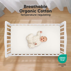 KeaBabies detalle del elástico SnugFit que asegura ajuste firme y seguro