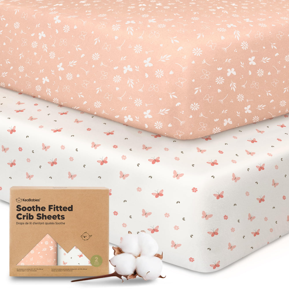 KeaBabies frente del empaque con diseño mariposas, muestra aspecto y beneficio estético