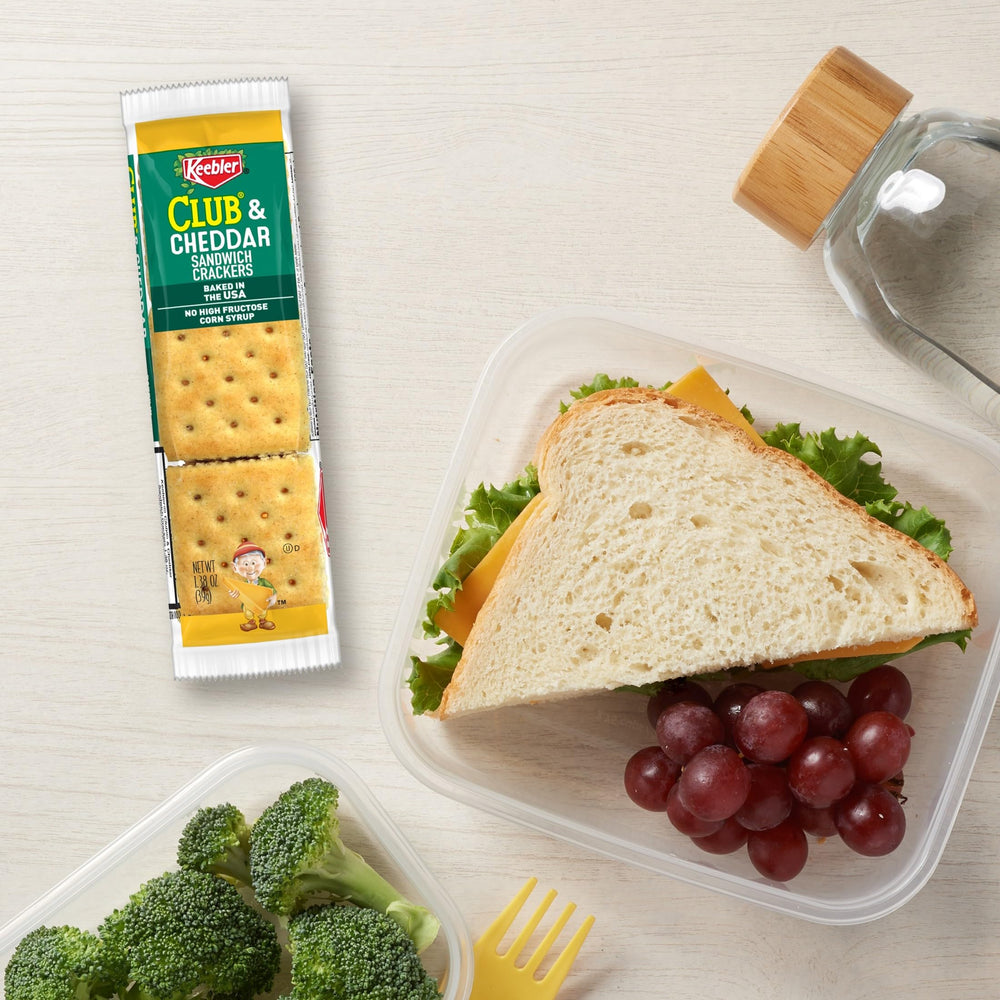 Keebler presentación dentro de una lonchera escolar, conveniente y lista para consumir