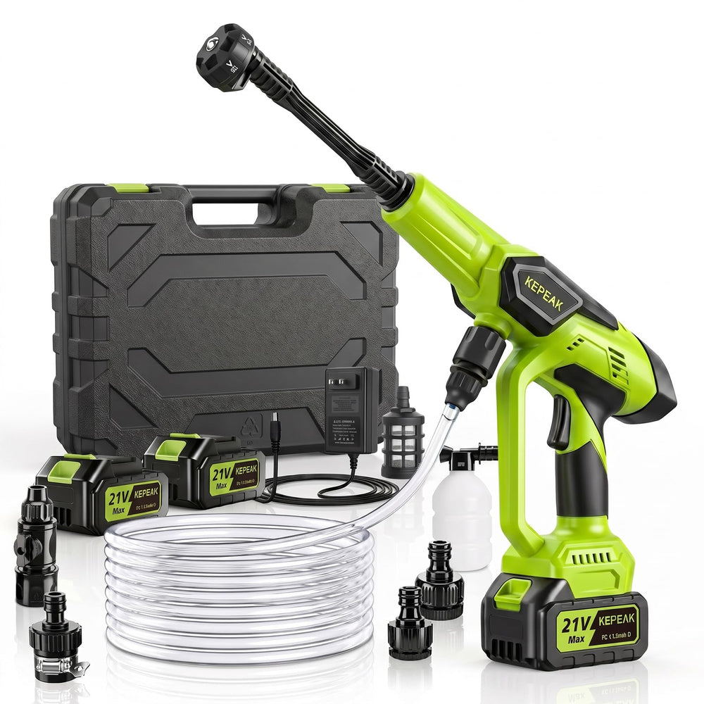 KEEPEAK front unit with accessories showing portable convenience