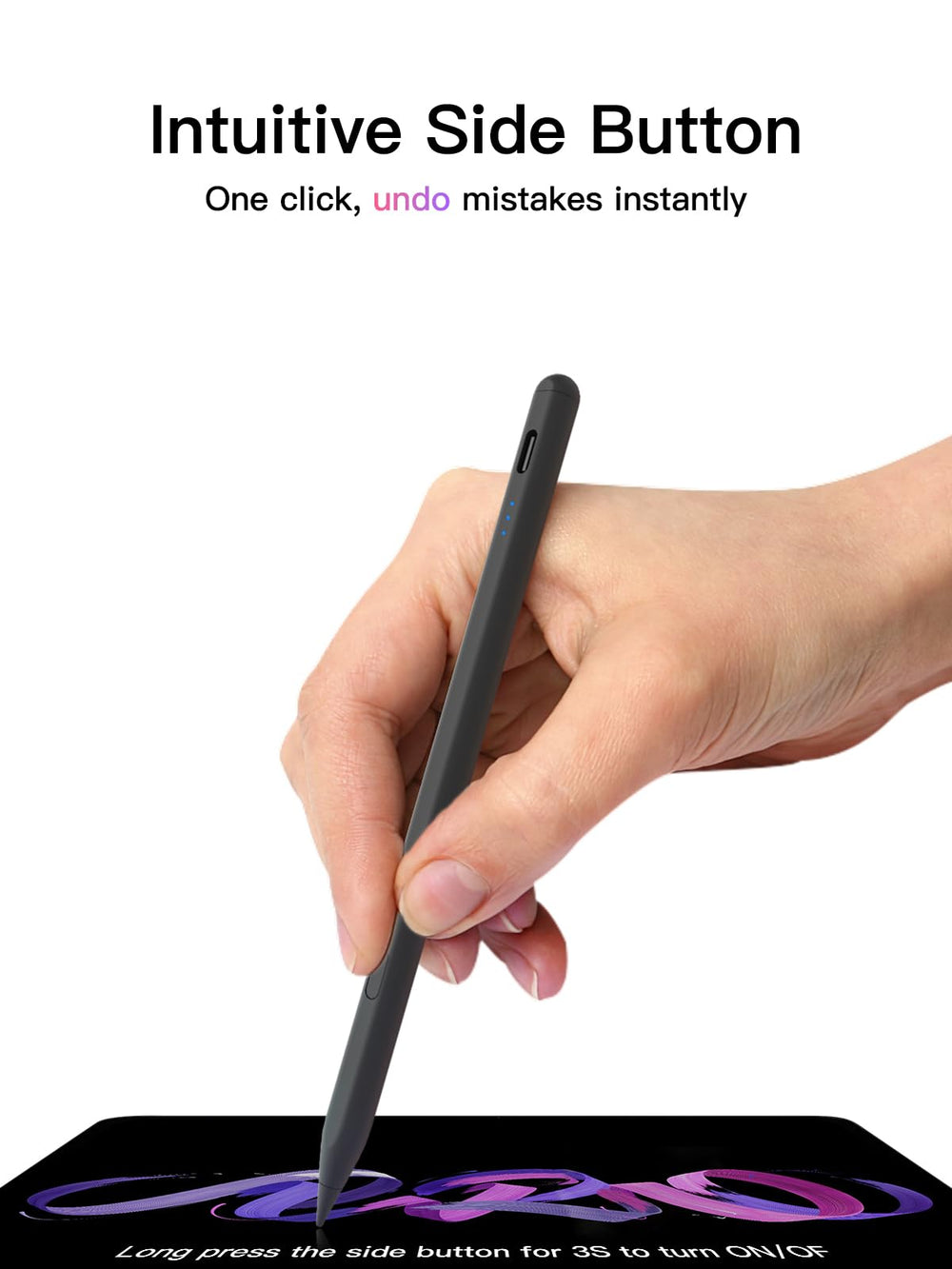 KEEPRO stylus usado sobre iPad para dibujo fluido y natural
