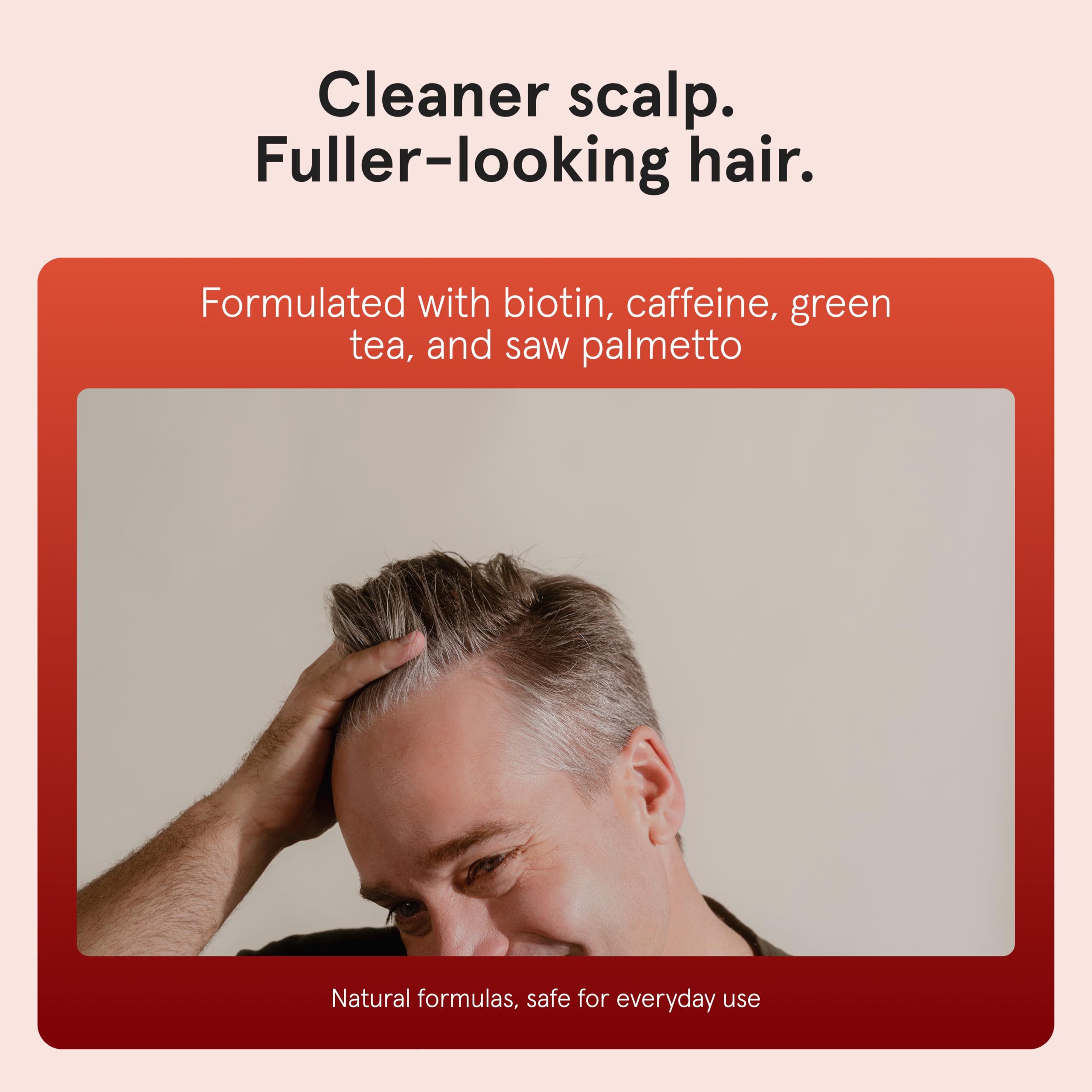 Keeps champú aplicado en cabello durante la ducha para más cuerpo