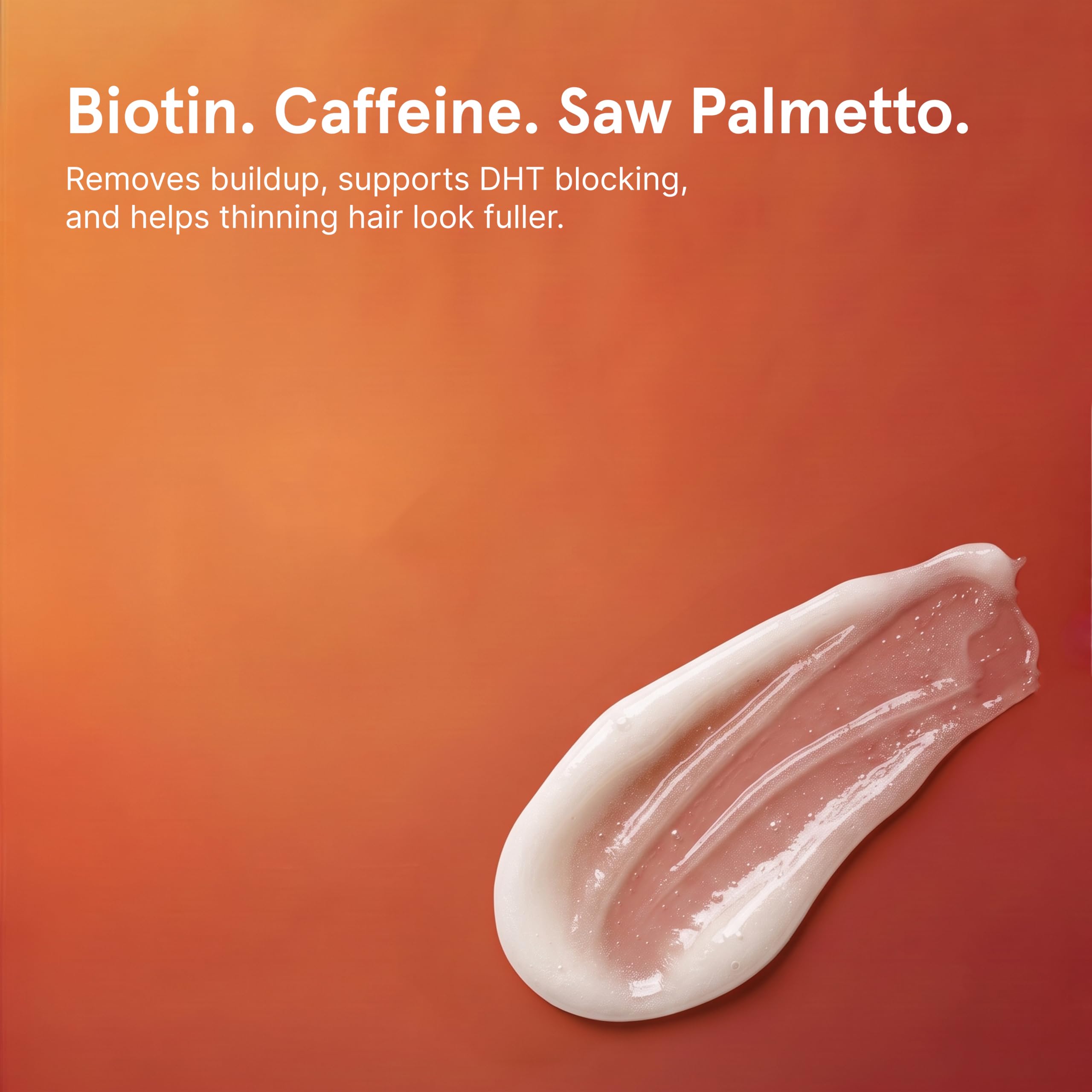 Keeps etiqueta con ingredientes como biotina y saw palmetto beneficiosos