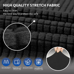 KEKUOU elastic hem detail demonstrating secure stay-in-place fit