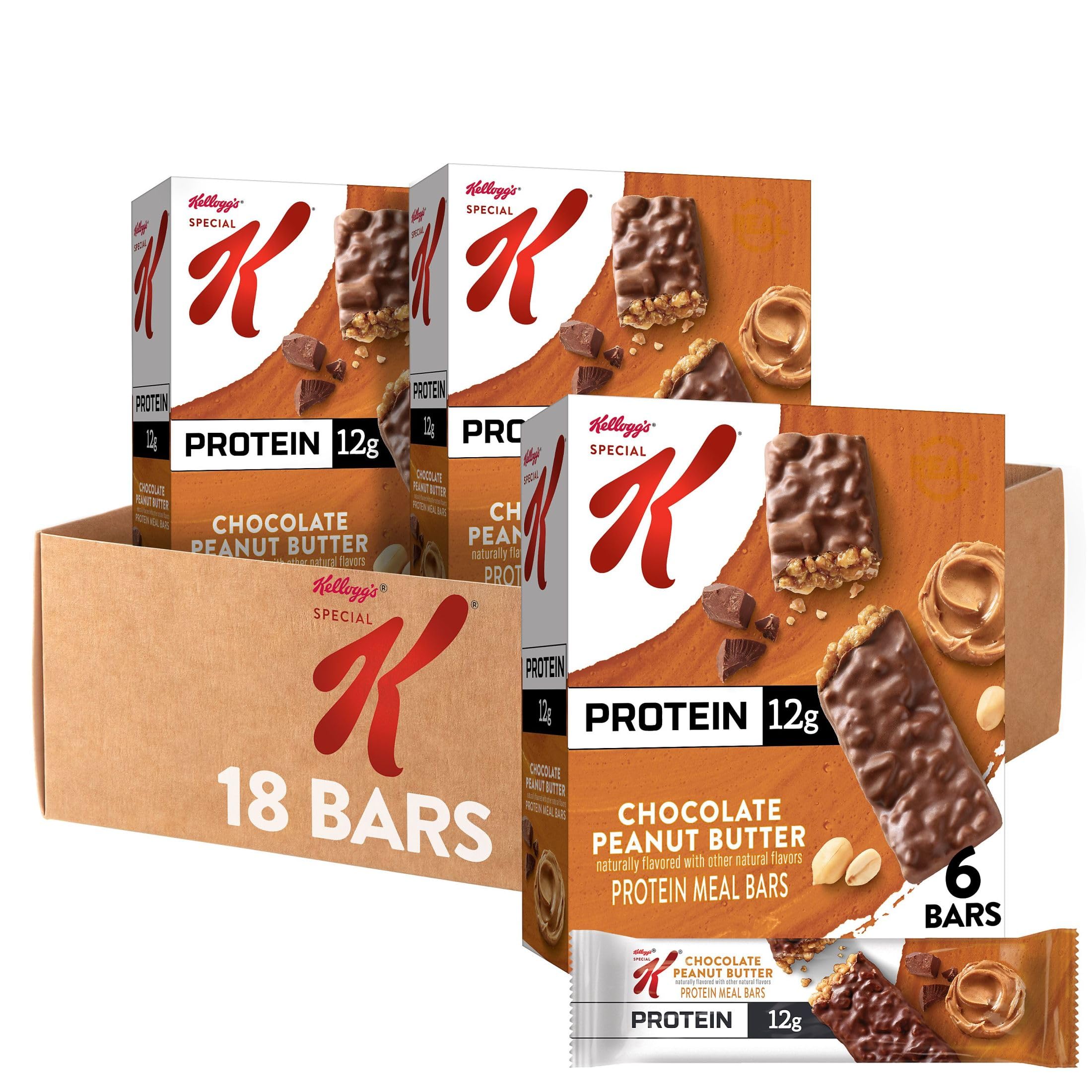 Kellogg's Special K vista frontal del empaque, práctico para llevar