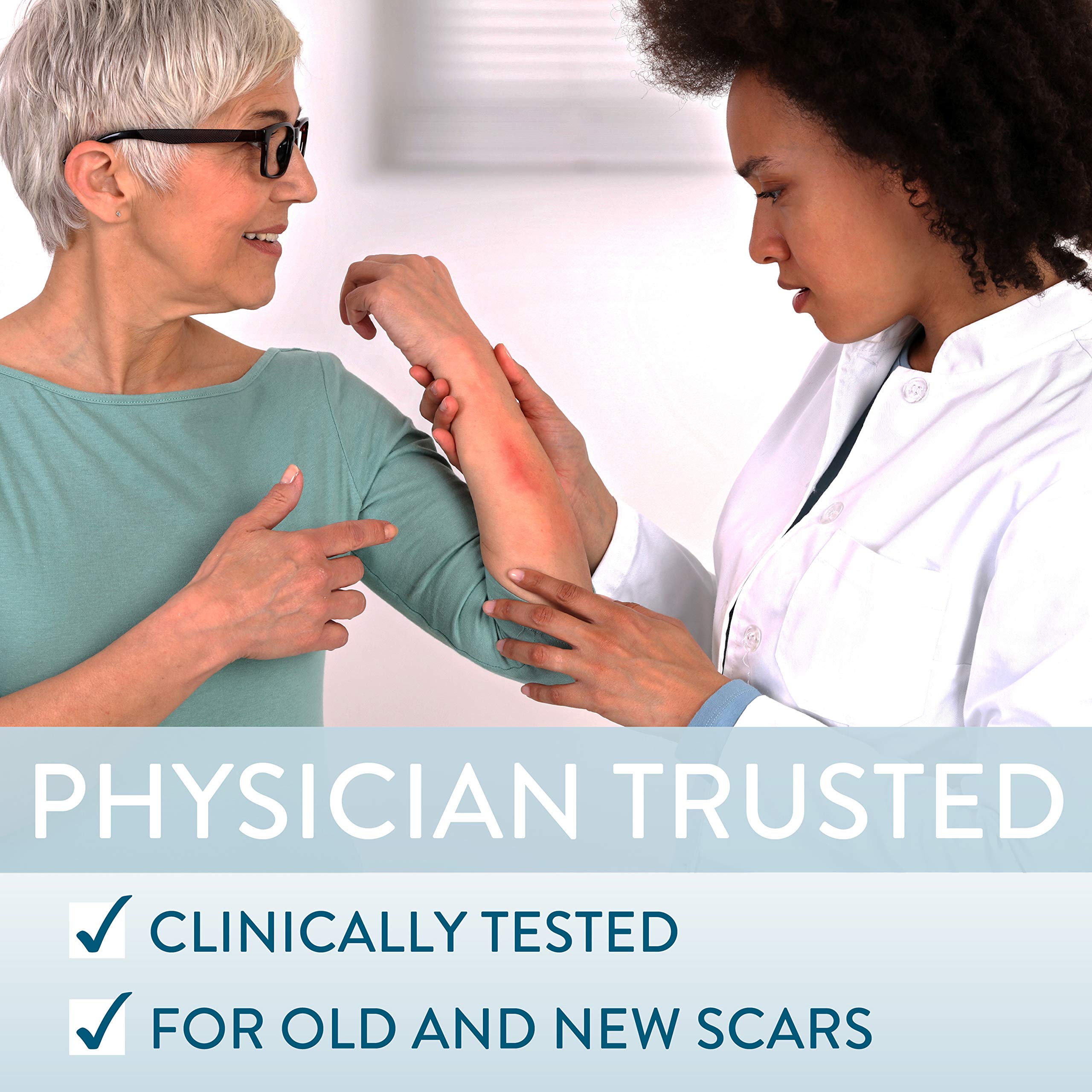 KELO-COTE being applied to arm demonstrating targeted scar treatment and ease of use