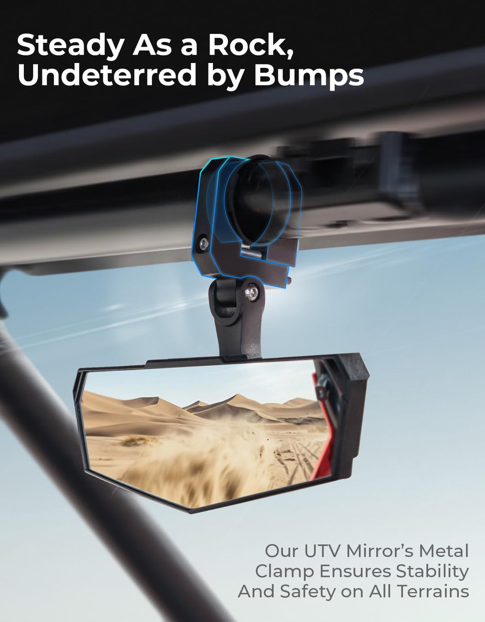 KEMIMOTO rótula ajustable 360 grados para orientar la vista cómodamente