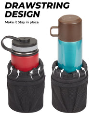KEMIMOTO cup holder mounted on motorcycle handlebar for easy access benefit