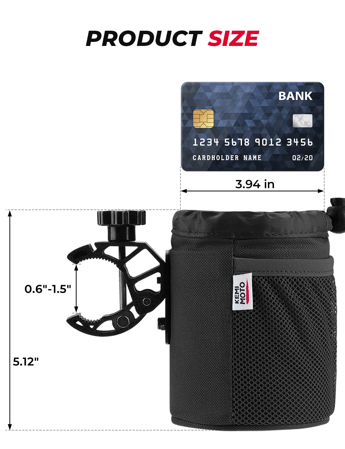 KEMIMOTO mesh pockets holding phone and keys for organized storage benefit