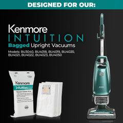 Kenmore detalle del medio filtrante HEPA mostrando captura de partículas