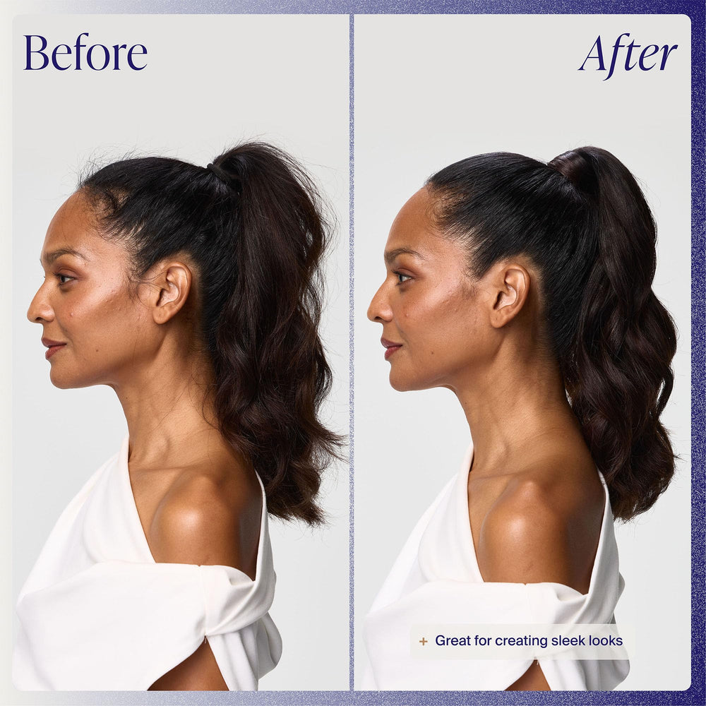 Kenra short hair before and after using taffy, highlights defined sculpting benefit