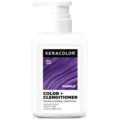 KERACOLOR envase frontal morado mostrando la presentación y beneficio de color inmediato