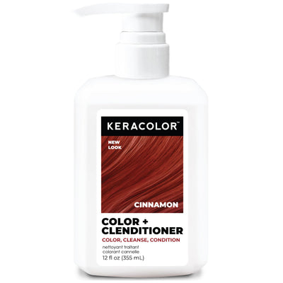 KERACOLOR envase frontal Cinnamon mostrando color y volumen