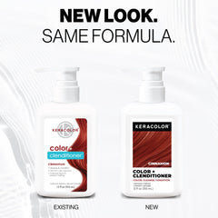 KERACOLOR textura cremosa del Clenditioner que nutre el cabello