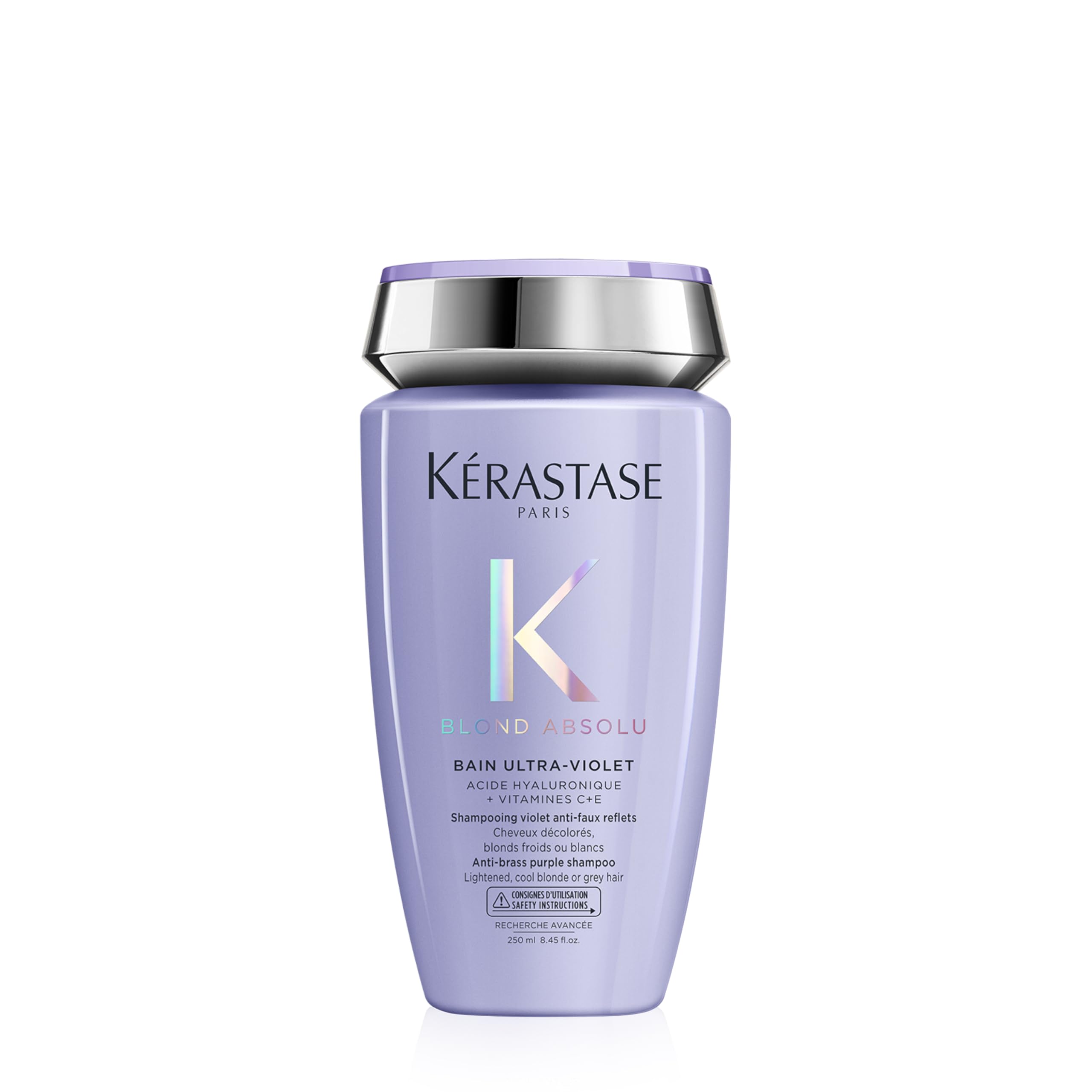 KÉRASTASE envase frontal del champú para neutralizar tonos amarillos