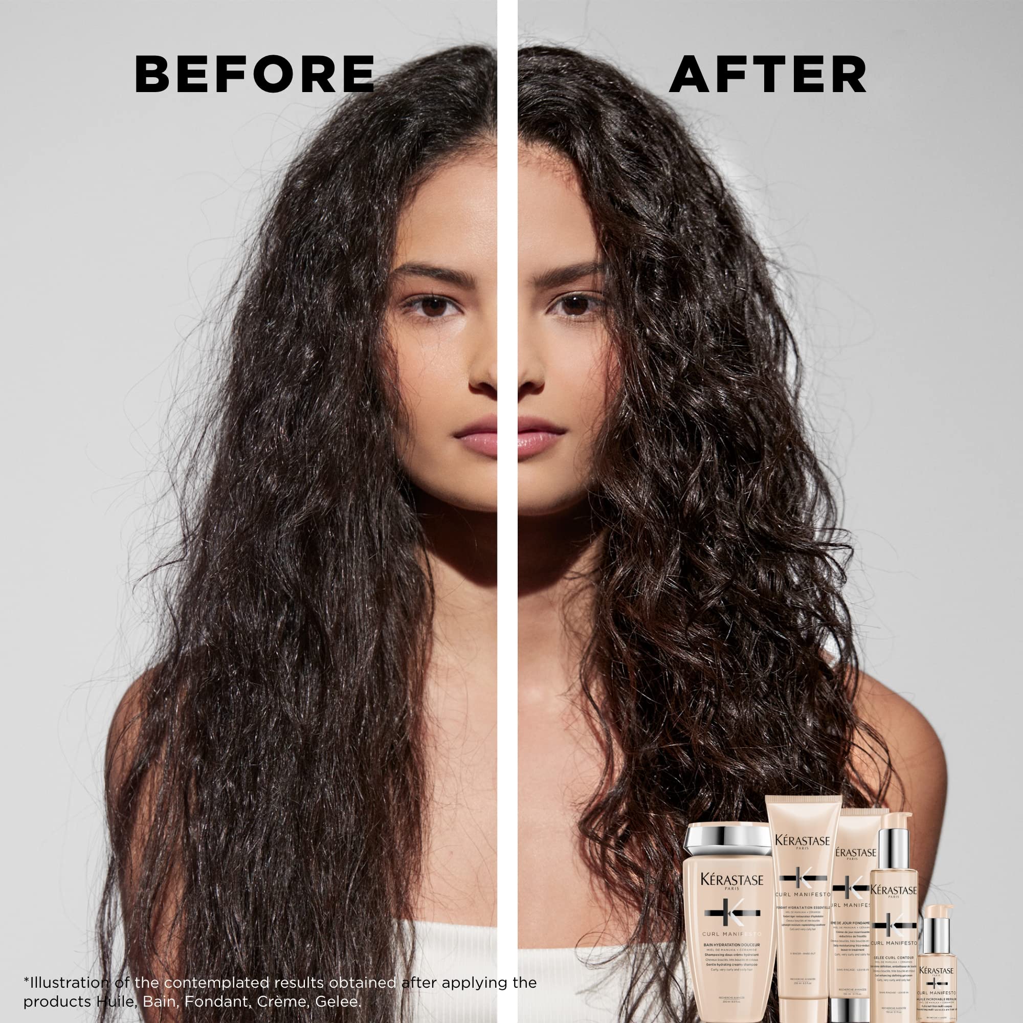 KÉRASTASE línea completa Curl Manifesto para una rutina integral de rizos