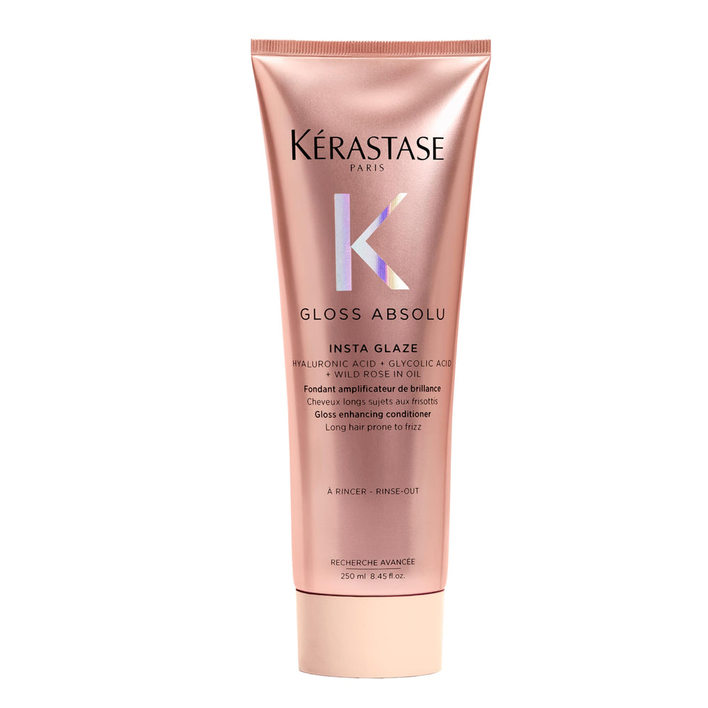 KÉRASTASE frasco frontal mostrando etiqueta y brillo