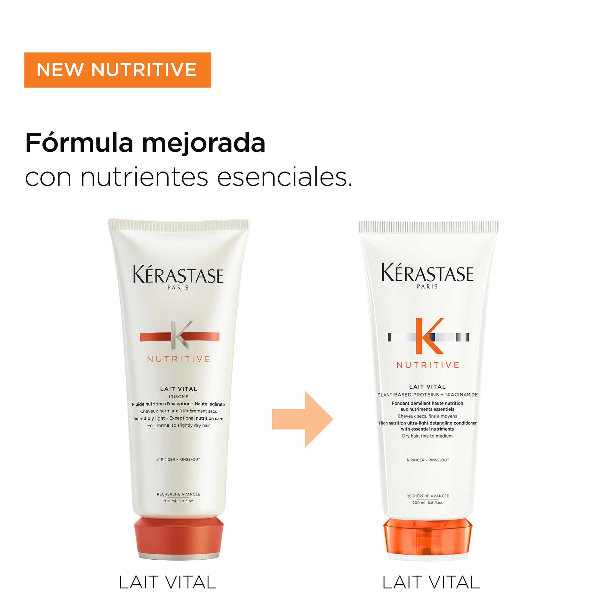 KÉRASTASE Lait Vital puntas sedosas y brillantes tras uso regular