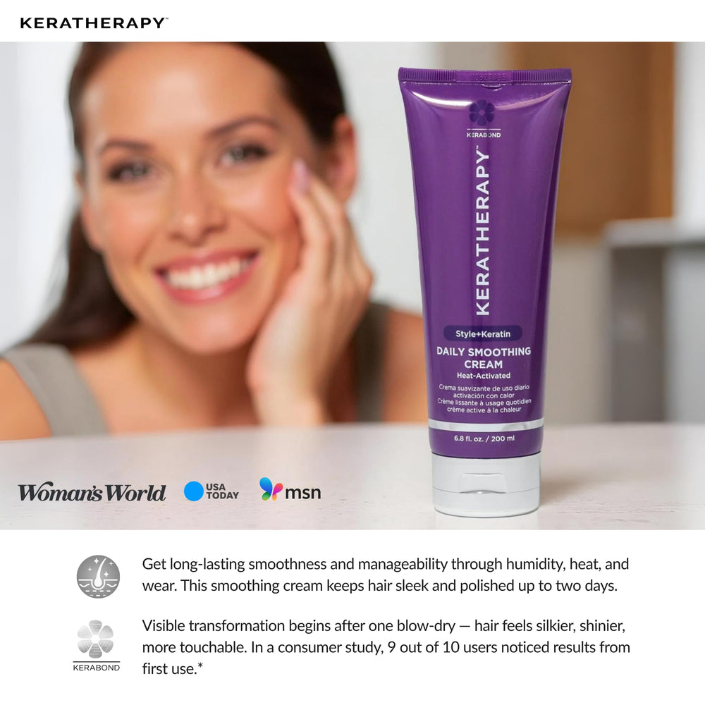 KERATHERAPY ingredient collage of jojoba, argan, wheat illustrating nourishing blend benefits