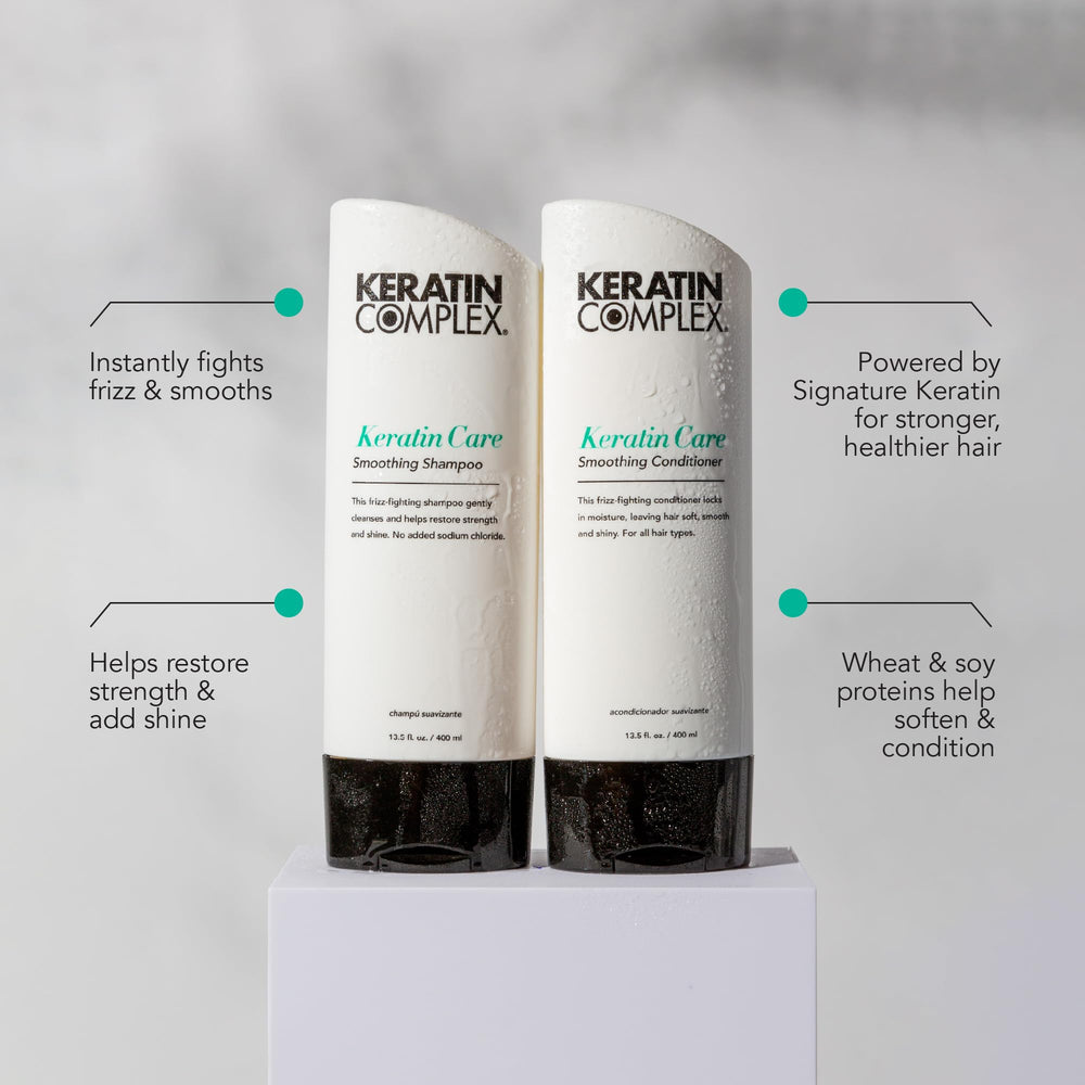 Keratin Complex textura del champú y brillo para suavizar cabello