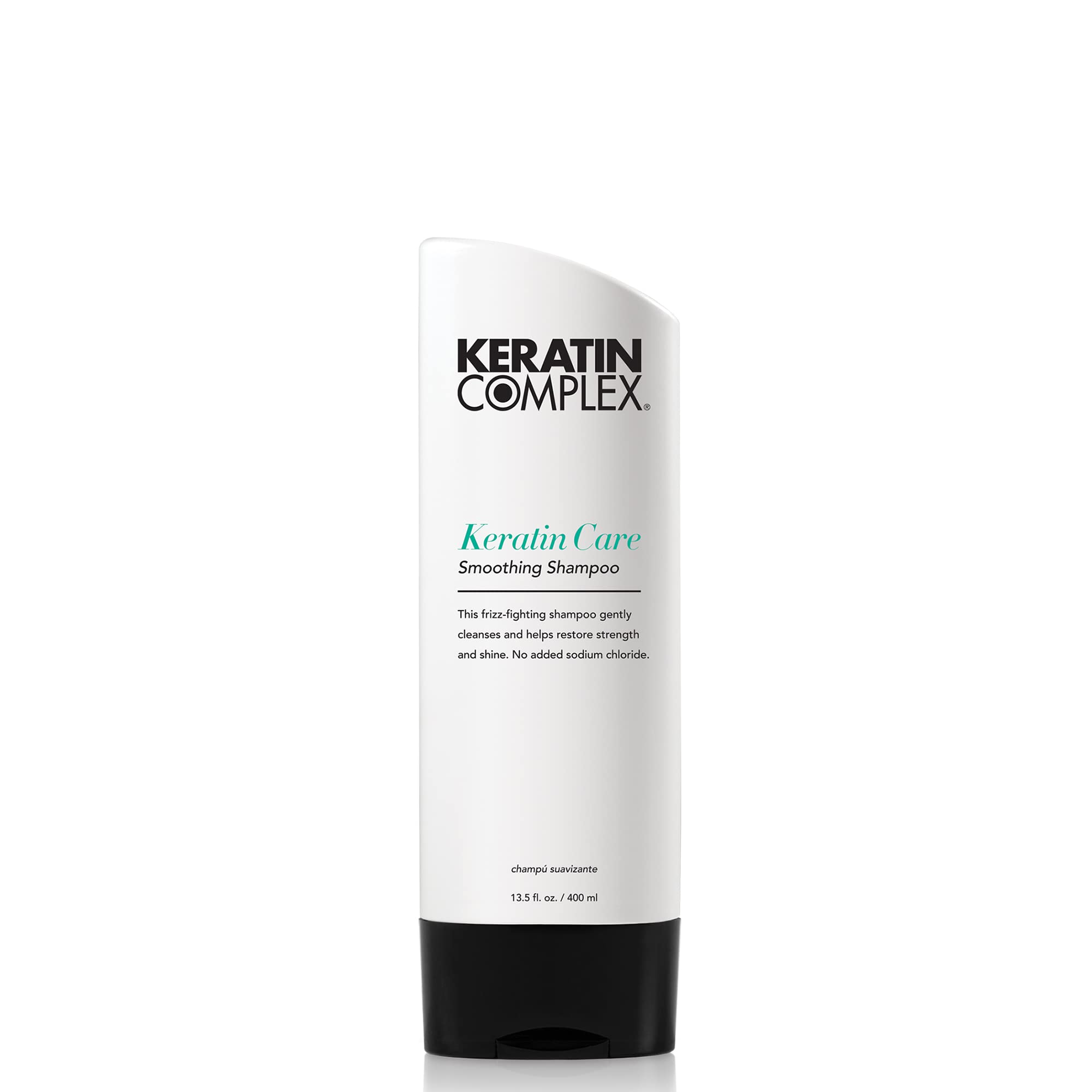 Keratin Complex botella frontal mostrando diseño y volumen