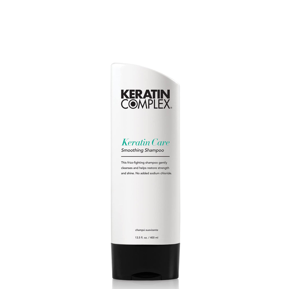 Keratin Complex botella frontal mostrando diseño y volumen