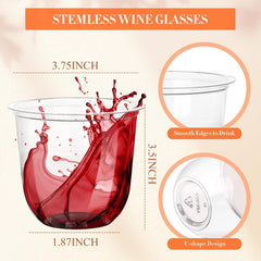 KesaPlan vaso lleno de cóctel transparente realzando colores y capas