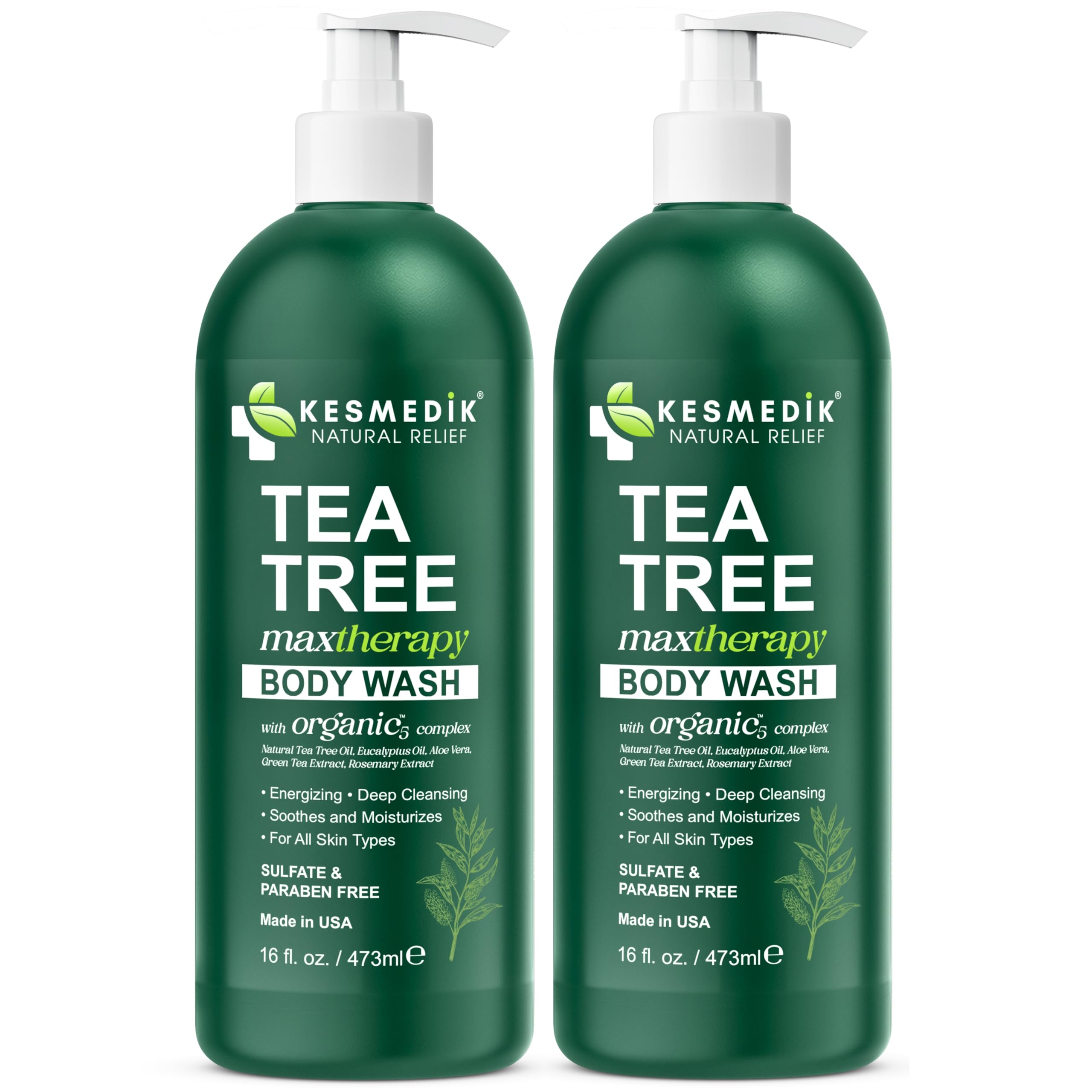 KESMEDIK ingredientes principales: árbol de té y aloe
