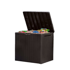 Keter caja City frontal mostrando diseño y ahorro de espacio