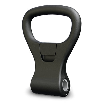 Kettle Gryp in a home workout setting promoting space-saving kettlebell training benefit