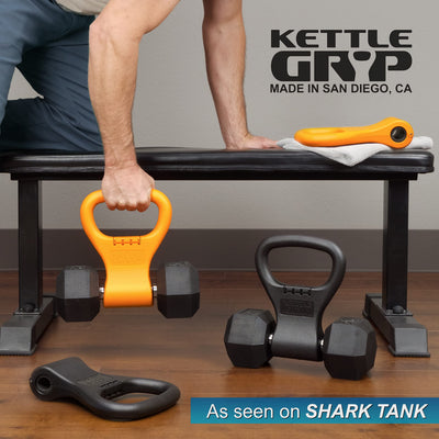 Kettle Gryp open handle and stainless steel latch demonstrating quick attachment benefit