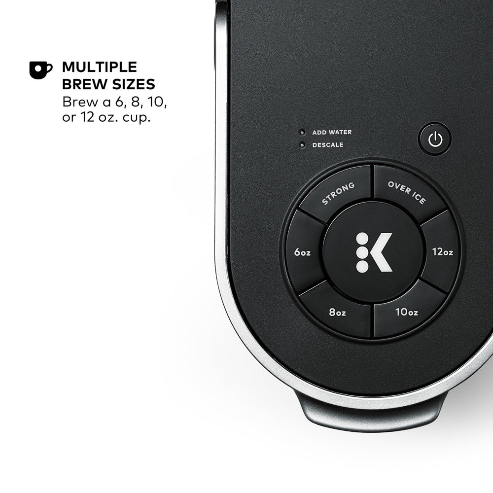 Keurig brewing hot-over-ice to create a concentrated iced coffee that resists dilution