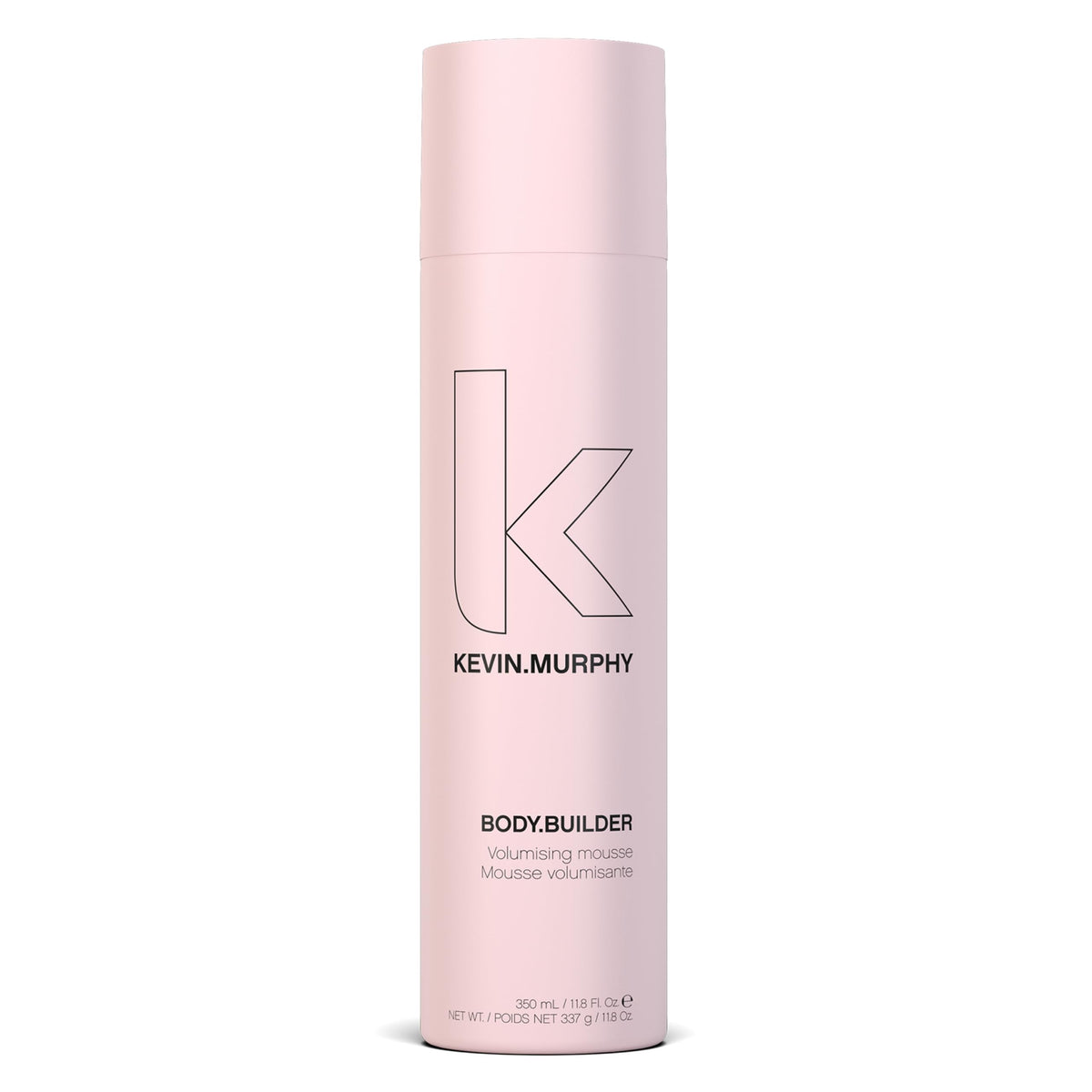 KEVIN.MURPHY frasco BODY.BUILDER frontal mostrando diseño y tamaño